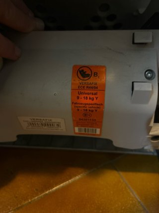 Silla de coche Römer roja