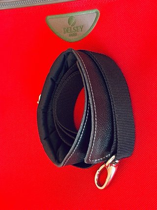 Valigia Delsey Paris Vintage Rossa Semirigida