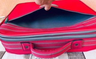 Valigia Delsey Paris Vintage Rossa Semirigida