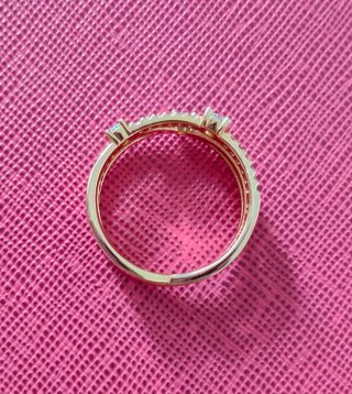 Anillo Pandora Oro rosa con Circonitas