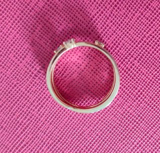 Anillo Pandora Oro rosa con Circonitas