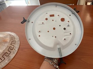 Applique in vetro soffiato  e metallo