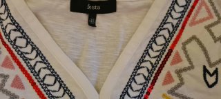 Camiseta Festa bordada T40