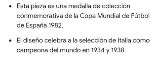 Moneda España 82 Copa del Mundo