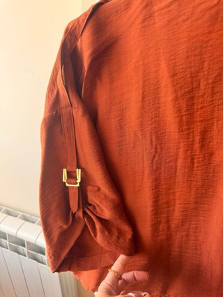 Blusa Zara ocre Talla S