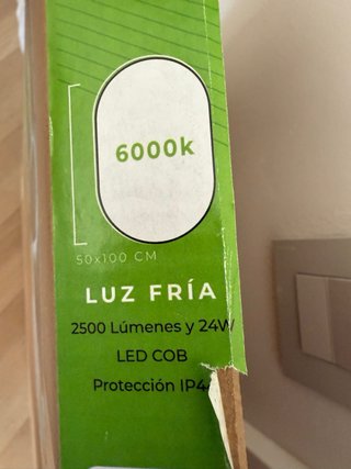 Espejo Baño LED 50x100cm Nuevo a esteenar.