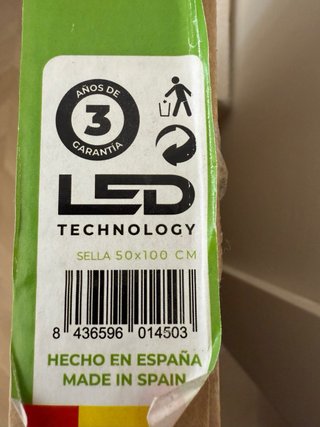Espejo Baño LED 50x100cm Nuevo a esteenar.