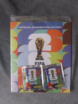 Álbum Panini Mundial 2026 + 2 Sobres