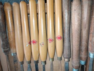 Set scalpelli legno