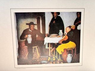 Carpeta 19 láminas arte Caja Postal Ahorros