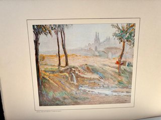 Carpeta 19 láminas arte Caja Postal Ahorros