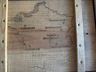 Scatola Legno Vino Francese Margnat Monopole