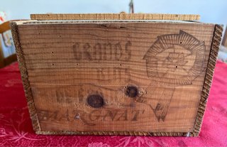Scatola Legno Vino Francese Margnat Monopole