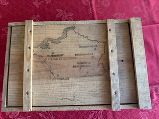 Scatola Legno Vino Francese Margnat Monopole