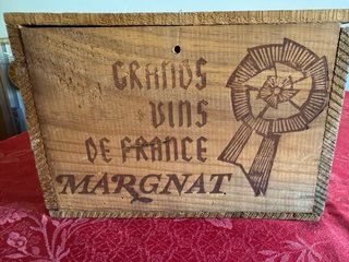 Scatola Legno Vino Francese Margnat Monopole