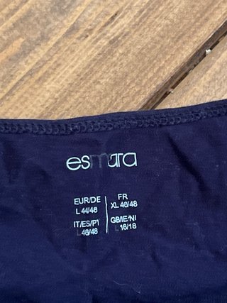 Camiseta tirantes Esprit azul talla M