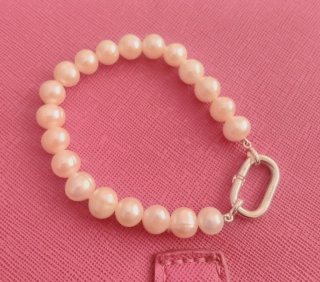 Pulsera Tous Hold Perlas y Cierre Plata