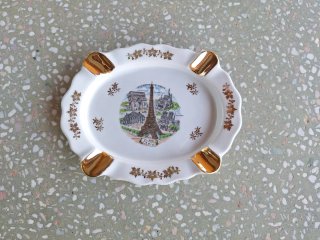 Cenicero Limoges Porcelana París Torre Eiffel