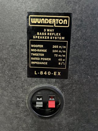 Altavoces Wunderton L-840-EX