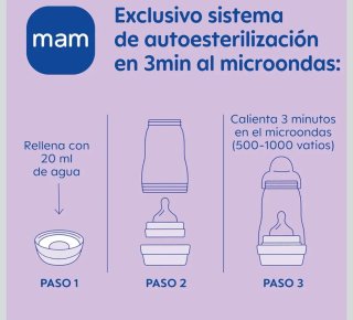 Biberones Mam +tetinas