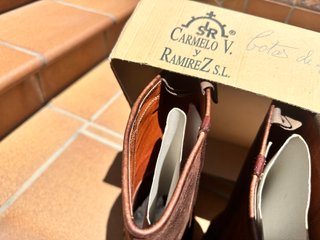 Botas Valverde del Camino a mano