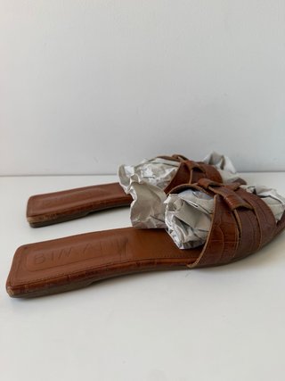 Sandalias Bimani Planas Marrones