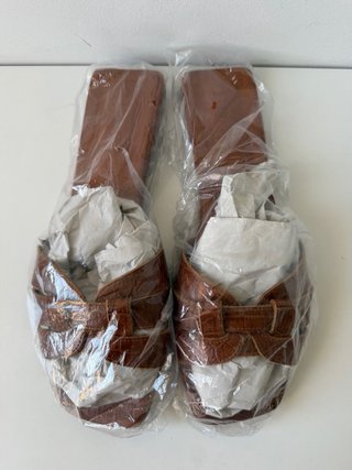 Sandalias Bimani Planas Marrones