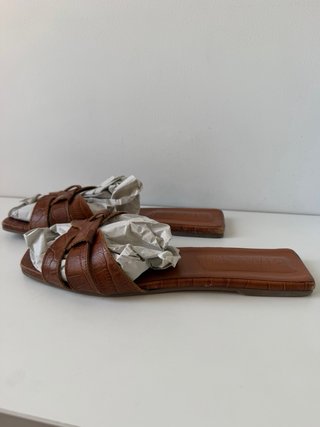 Sandalias Bimani Planas Marrones