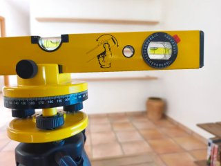 Nivel láser con trípode Coffret niveau laser 40 cm