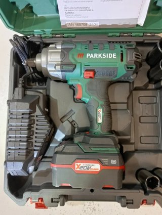 Impacto PARKSIDE+ Batería 4Ah y Cargador Rápido