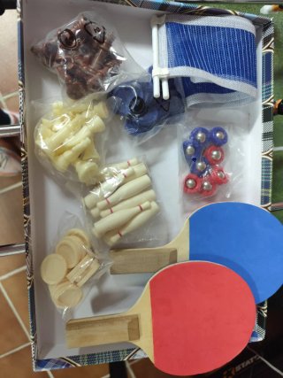 Mesa de juegos: billar, futbolín, pin pon
