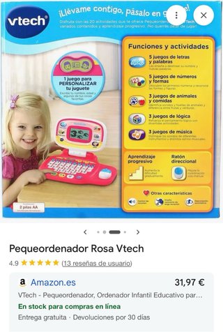 Ordenador infantil Vtech