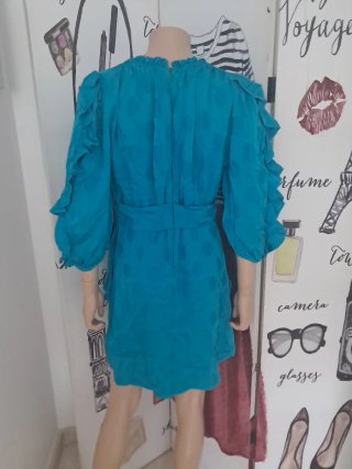 Vestido Turquesa de Fiesta