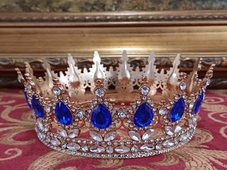 Corona metálica para Virgen o Santo