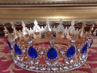 Corona metálica para Virgen o Santo