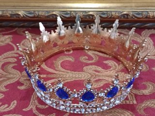 Corona metálica para Virgen o Santo