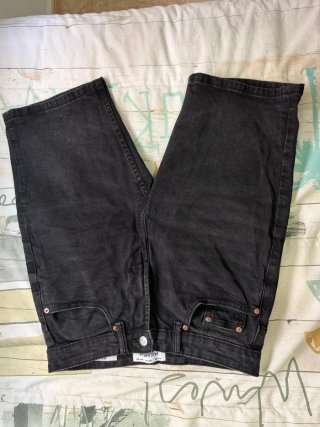Pantalón vaquero negro Pull&Bear