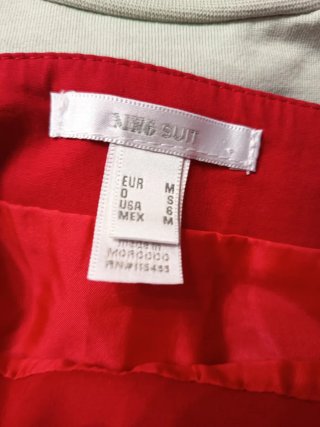 Vestido Mango Rojo