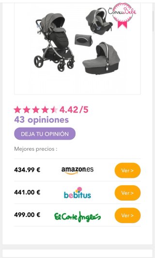 Silla de paseo 3 en 1 Playxtrem