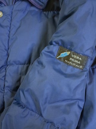 Piumino SADAS uomo blu XL vere piume