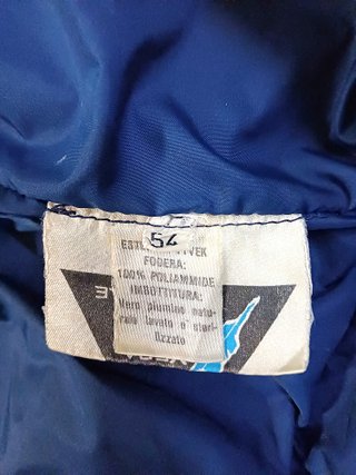 Piumino SADAS uomo blu XL vere piume