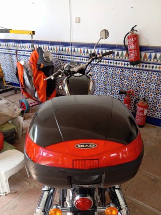 Soporte y Top Case Royal Enfield Classic 650