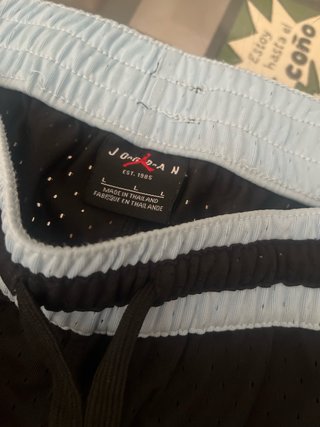 Jordan Diamond Shorts Negro/Teal