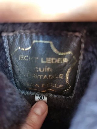 Chaqueta de piel auténtica