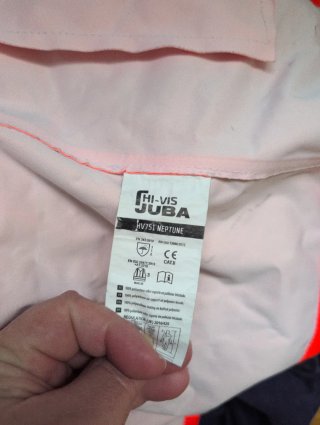 Chubasquero impermeable naranja talla XL