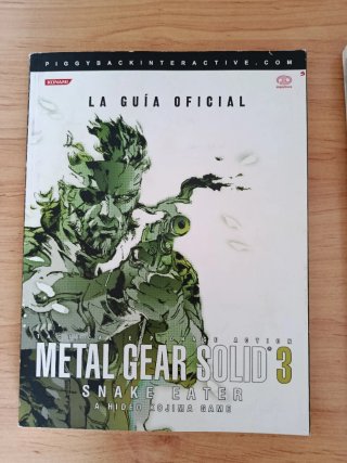 Lote Guías Final Fantasy y Metal Gear Solid 3