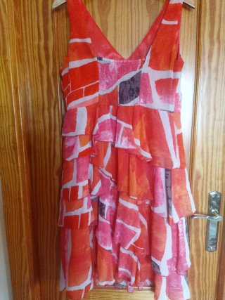 Vestido de volantes