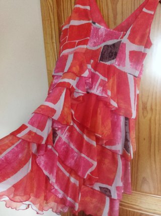 Vestido de volantes