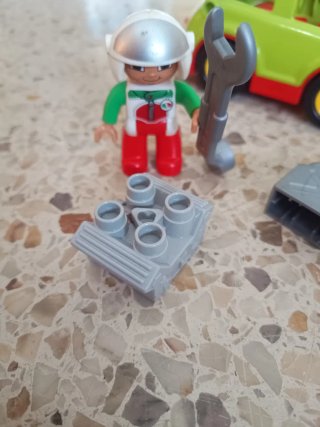 Cochecito Duplo con piloto y accesorios