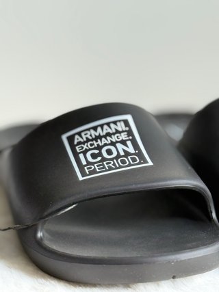 Sandali Armani Exchange Icon Period Neri NUOVI 38